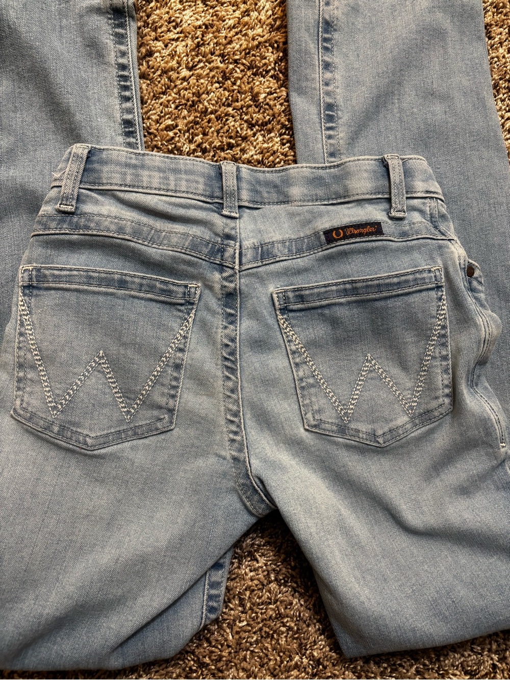 Wrangler Women's Light Blue Straight Leg Jeans